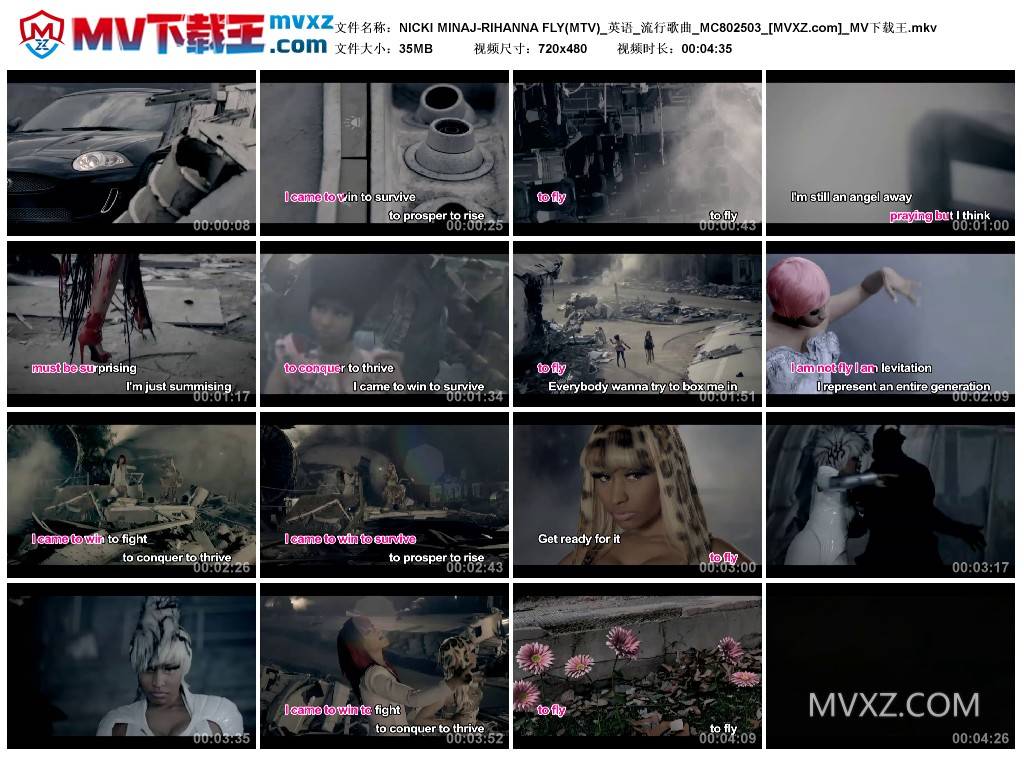 NICKI MINAJ-RIHANNA FLY(MTV)_英语_流行歌曲_MC802503
